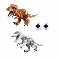 Juros periodo dinozaurų „pasidaryk pats“ konstruktoriai Velociraptor Velociraptor Rex Tyrannosaurus Pterodaktilis Dilophosaurus Priedai Kaladėlės Žaislas