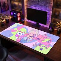 Big Mouse PadDandadan Extended Soft Desk Mat Gaming Office Computer Table Decor Mat 40cmx90cm