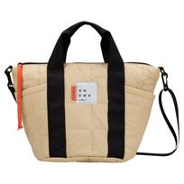 Wpc. World Party ONDOO Quilted 2-Way Tote Bag, Beige, for Men and Women, Large Capacity, Water Bottle Holder, Side Pocket, Water-Repellent, Shoulder black