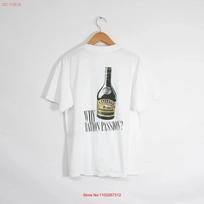 Vintage 90s Baileys Irish Funny Drinking T Shirt Unisexs Large Distressed Retro Vintage Designer Clothes Casual Stylish 4XL white
