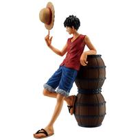 Ichiban Kuji Figure One Piece Monkey Luffy to the Pirate Bandai Spirits Master Rise Collection Statue - - D. (Road King), brown
