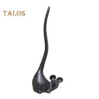 Popieriaus laikiklis Tualetinio popieriaus rulono stovas Didelis stabilumas Universalus Gyvūno formos Dekoratyvinis Vonios kambario Tualetinio popieriaus stovas Mouse black