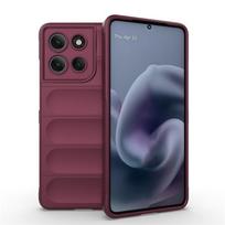 Pilnas dėklas Motorola Moto G86 Power, smūgiams atsparus, minkšto silikono galinis dangtelis, skirtas Moto G86 Power, dėklas Moto G86 Power, dangtelis Moto G86 Power Motorola Moto G86 gray