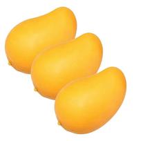 Toy Stress Relief Mango Squishy Ball Super Slow Rebound Decompression Fidget Butter Anxiety Relief Mango Stress Ball Squishy yellow