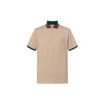 GUCCI SS22 Polo marškinėliai Vyriški Ruda 701735-XJELJ-2219 S beige