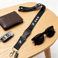 Car Lanyard Mobile Phone Work ID Card Student Badge Keychain For BMW 1 2 3 4 5 7 Series M E46 E36 E34 F10 E90 F30 E60 F30 E53 black