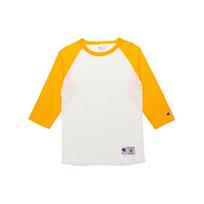 Champion T Shirt US Version Unisex White Yellow T137-Y L orange