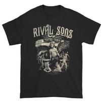 Men's Rival Sons The Teatro Fiasco Toure USA 2017 T-shirt Small Black M įvairiaspalvis