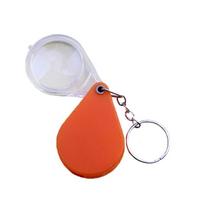Keychain 10x Magnifier Handheld Mini Loupe Multifunction Folding Magnifying Glass for Reading Jewelry Magnifying Glass