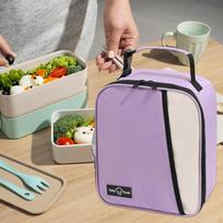 Lunch Box Food Bento Pouch Container Practical Insulated Picnic Bag for Kids Adults