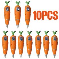 Hot  Zootopia 2 Carrot Recorder Pen | Judy & Nick Style For Kids | 60S Mini Recorder | 2-In-1 Gel Pen Stationery Kids Gift orange