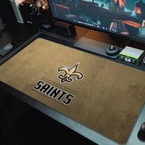 New Orleans Saints Mouse Pad Large Gaming Table Cushion Nonslip Laptop Tablet Big Mousepad Xxl Mat Mini Pc Playmat With Lock Edge 30cmx80cm(11.8x31.5inch)