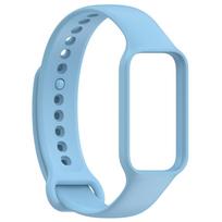 Silikoninis apyrankės dirželis Xiaomi Smart Band 8 Active apyrankei, laikrodžio apyrankė Redmi Band 2 mėlyna