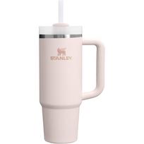 Stanley 1913 H2.0 Vacuum Quencher 0.88L Rose Quartz Insulated Durable Water Bottle with Straw white
