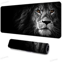 Roaring Lion Mouse Pad Desk Mat Rubber Anti-slip Stitched Edge Gaming Table Mat XXL Gaming Office Keyboard Laptop Long Mousepads 350x600x2mm