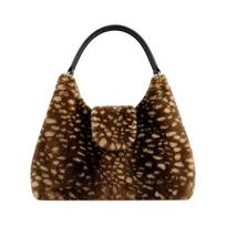 New Soft Tote Bag Large Capacity Handheld Shoulder Carry Women's Handbag Leopard Print Underarm Bag Daily Outfits black