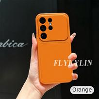 For Samsung Galaxy A15 A25 A35 A55 A05 A05S A14 A24 A34 A54 4G 5G Lychee Leather TPU Shockproof Protective Back Cover Phone Case Galaxy A15 5G orange