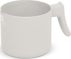 Puodelis pienui Berlinger Haus Sahara Collection BH-8075, 1200 ml, Ø 12 cm, balta sp./rusva sp., aliuminis