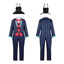 Cosplay Hell Inn cos costume Vox TV Demon Vox cosplay Halloween party costume XXL blue