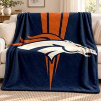 Denver Broncos blanket Flannel Blanket Soft Cozy Plush Throw for Sofa Bed Lightweight Home Decoration Outdoor camping 150cmx180cm