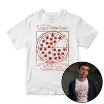 Tom Holland Funny Pizza Men's T-Shirt, Spider-Man Shirt, Men's Women's All Sizes (SPD-79010) 120 white