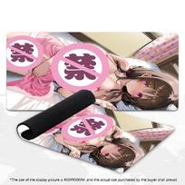 Large Gaming Mouse Pad Sexy Anime Girl XXL Deskmat Non-slip Rubber Keyboard Table Mat Cozy Bedroom Pattern Computer Mousepads 600x300x2mm pink