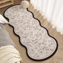 Bedroom Bedside Blanket Light Luxury Crystal Velvet Carpet DirtResistant And Easy To Take Care Of NonSlip Floor Mat Household Absorbent QuickDrying 60*160cm (crystal velvet)
