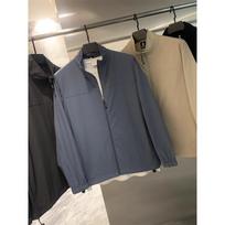 Men S Stand Collar Lightweight Breathable Casual Jacket 3XL mėlyna