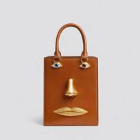 Fashionable, Personalized, Trendy, Creative and Stylish Women's Tote Bag, Single Shoulder Crossbody Bag brown