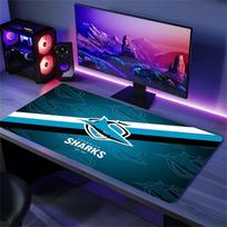 Cronulla Sharks Color Mouse Pad Large Gaming Table Cushion Non-slip Laptop Tablet Big Mousepad XXL Mat Mini PC Playmat With Lock edge 30cmx60cm(11.8x23.6inch)