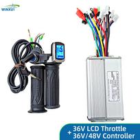 36V 48V 60V 500W 30A E-Scooter Brushless Motor Universal Controller LCD Speed Display Throttle Set for Electric Bicycle Repair