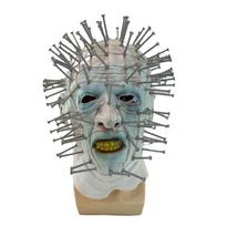 Halloween Ghost Chasing Soul Horror Mask Hellraiser Nail Man Game City Peripheral Mask Nail Ghost Mask gray