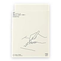 Planner DESIGNPHIL Midori MD Notebook Diary 2027 Monthly Schedule Pages Cream Paper Dec 2026 Start No.22488006 kreminė