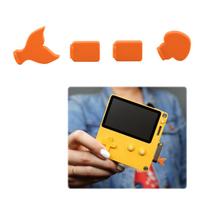 For Playdate Handheld game console Replacement controllers Accessories oranžinė