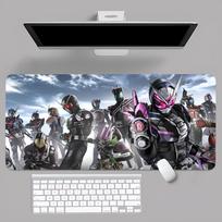 Kamen Rider Mouse Pad Mat Desk Mat With Pad Gaming Accessories Prime Gaming XXL Keyboard Pad Padding Mat 30x80x0.2cm black