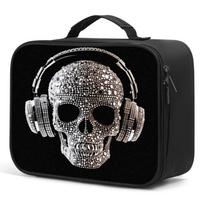 Graffiti Print Insulated Bento Lunch Bag - Large Capacity, Portable, Handheld, for Students