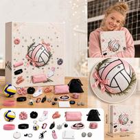Volleyball Girl Court Countdown Advent Calendar for Christmas Holiday Countdown One Size