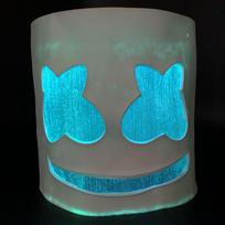 Marshmallow cos Electronic music festival DJ marshmello Same style headgear Halloween live performance masks Infinite Glow Marshmallow