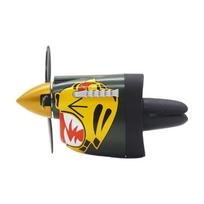 Car Air Outlet Scent Clip with Aircraft Style Propeller Accent, Magnetic Refill Access and Clip On Mount for Interior Use