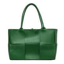 Knitted Large Capacity Hand-held Tote Women's Bag, New Retro High-end Texture Large Capacity Tote Bag