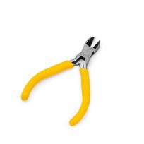 DIY Multi-Functional Mini Pliers Set: Needle-Nose, Bent-Nose, Angled Cutting Pliers for Jewelry Crafting white