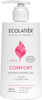 Intymios higienos prausiklis Ecolatier Comfort Ph 5.2, 250 ml