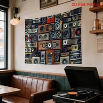 Retro Vintage Stereo Radio Wall Tapestry Art Print Hi-Fi Music Audio Equipment Decor for Living Room Home Decoration 150X200CM