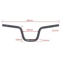 580mm Aluminum Alloy Riser Bars for Folding Handlebars