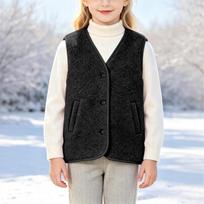 Kids Fashion Vest Casual Fall Winter Sleeveless Outerwear for Boys and Girls 150