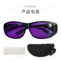Glassblowing, sodium lamp, safety goggles, fire viewing, furnace operator, protective eyewear, yellow light filter, laser, heat-resistant 570-600nm Large frames ca