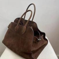 Tote Handbag Women's New High-end Design Niche Design Large Capacity Retro Commuting Handbag