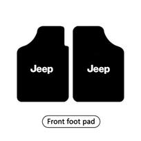 Jeep automobilio kilimėliai, priekiniai ir galiniai automobilių kiliminiai grindų kilimėliai Jeep Renegade Wrangler JL Cherokee Compass automobilių salonui black