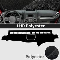 for Jeep Wrangler JK 2007 2008-2017 Car Dashboard Cover Sunshade Non‑Slip Protector Dash Mat Interior Decor Pad Accessories
