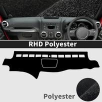 for Jeep Wrangler JK 2007 2008-2017 Car Dashboard Cover Sunshade Non‑Slip Protector Dash Mat Interior Decor Pad Accessories